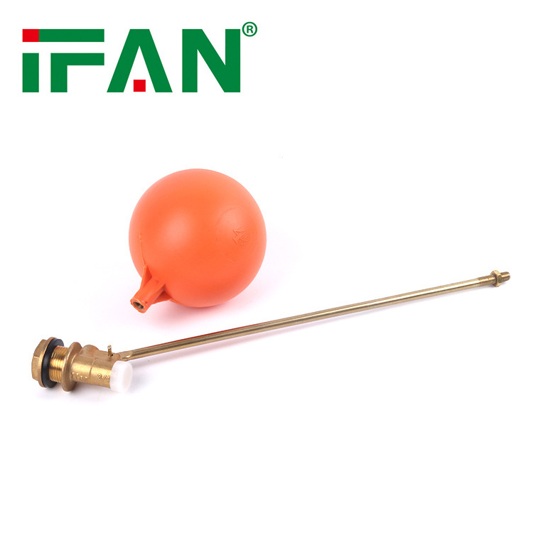 IFAN Custom All Size Brass Ball Cock 1/2 3/4 Inch Mini Large Copper Water Storage Tank Float Valve