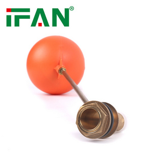 IFAN Custom All Size Brass Ball Cock 1/2 3/4 Inch Mini Large Copper Water Storage Tank Float Valve