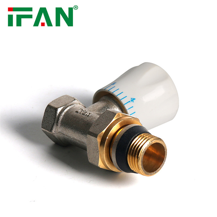 IFAN Factory Floor Heating Manual Radiator Angle Valve 1/2