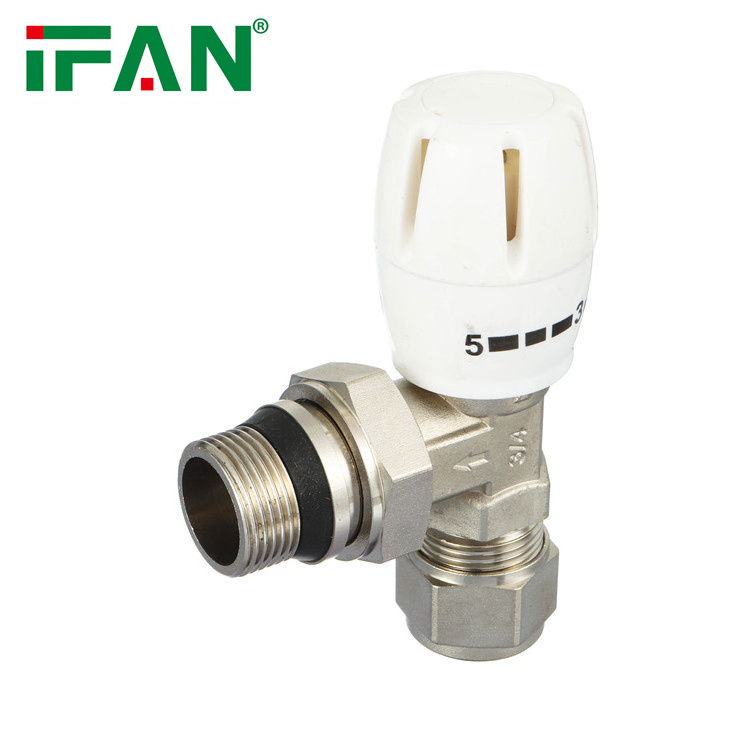 IFAN Factory Floor Heating Manual Radiator Angle Valve 1/2