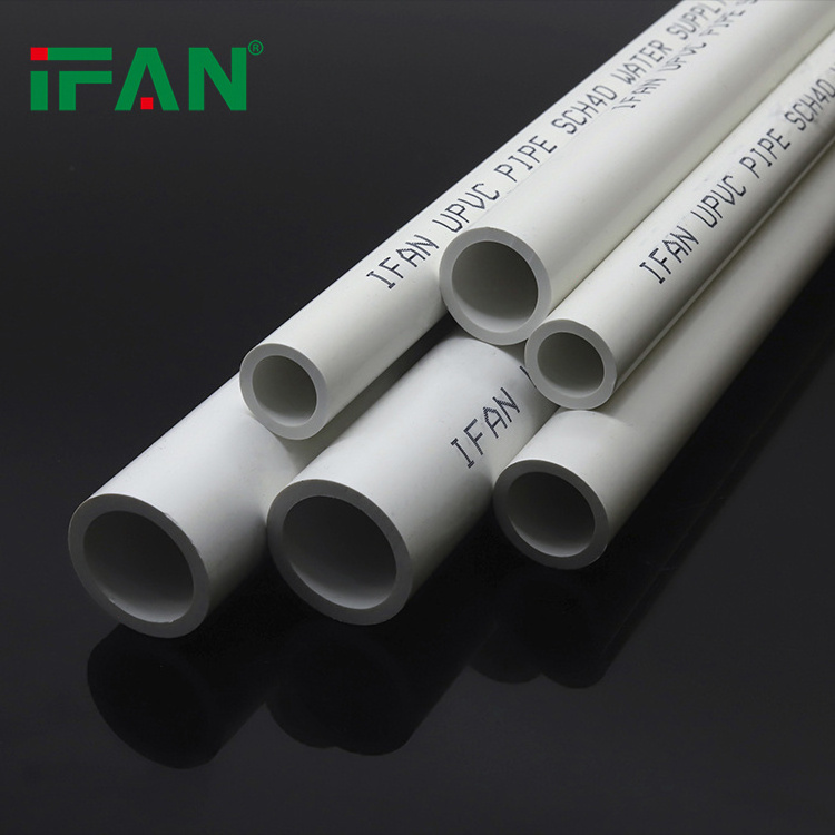 IFAN  Factory Price 3 4 inch 110mm Diameter UPVC Pipe Tubes Plastic Plumbing Water Supply Schedule 40 PVC Pipe