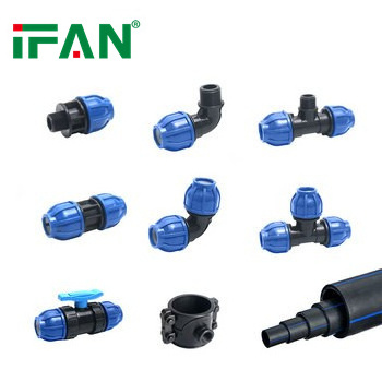 IFAN High Pressure Drip PP Compression Fittings Plumbing Irrigation Poly HDPE Fittings