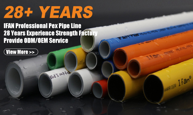 IFAN Wholesale 16-32mm Yellow Pex-al-pex Pipe Heat Resistant Pex Gas Pipe