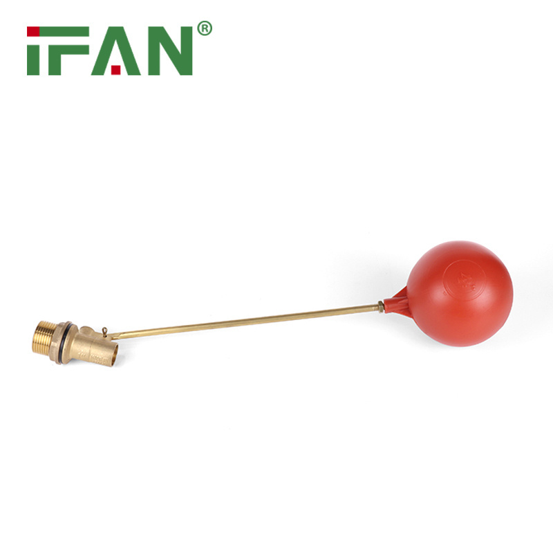 IFAN 1/2''-1'' Strong Mechanism Long Big Lever Brass Float Valve Float Valves for Water Tanks