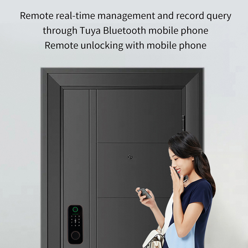 OEM Manufacturer High Quality Smart Security Anti-theft Fingerprint Unlock Electronic Door Lock for Smart Home