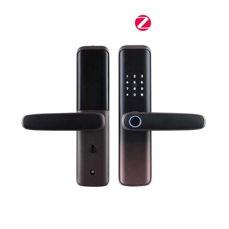 Tuya Zigbee Smart Fingerprint Door Lock Supporting Password/Fingerprint/Key/IC Card/App Unlocking Works with Zigbee Gateway