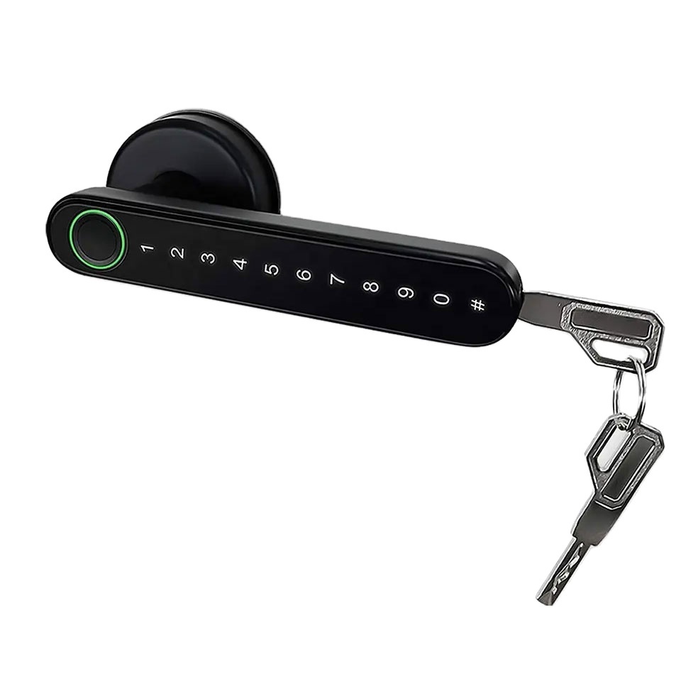 Tuya Ble Door lock for apartment use and home use, app control to unlock the door, support Tuya hotel SaaS Fingerprint lock