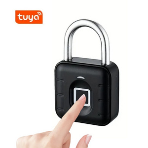 OEM/ODM IP65 Waterproof  Security Tuya BLE Keyless Intelligent Padlock Safety Electronic Smart Fingerprint PadLocks