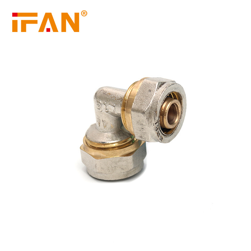 IFAN Hot Sale PEX Pipe Fittings PN10 Brass Compression Fittings 32mm PEX Elbow