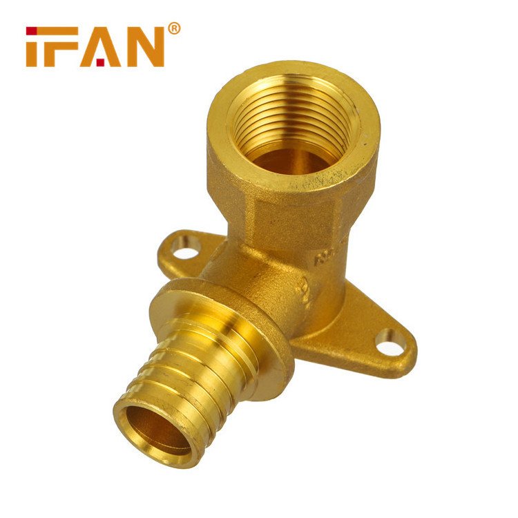 IFAN China Factory Wholesale 1/2 3/4 1 Inch Pex Pipe Fittings Pex Connectors Brass Sliding Sleeve Fitting