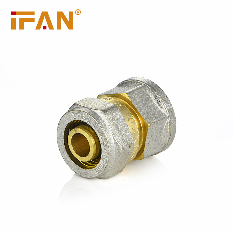 IFAN Wholesale 16-32mm Pex Compression Fitting Brass Plumbing Fitting Thread Pex Pipe Fitting