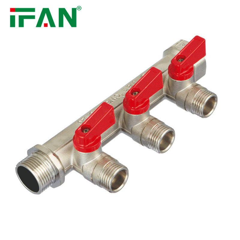 IFAN Manual Switching Brass PEX Manifold Floor Heating Manifold Brass Manifolds