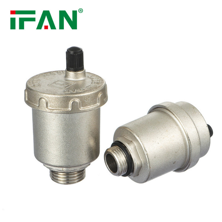 IFAN Chrome Plated Brass Auto Air Vent Valve Automatic Air Vent