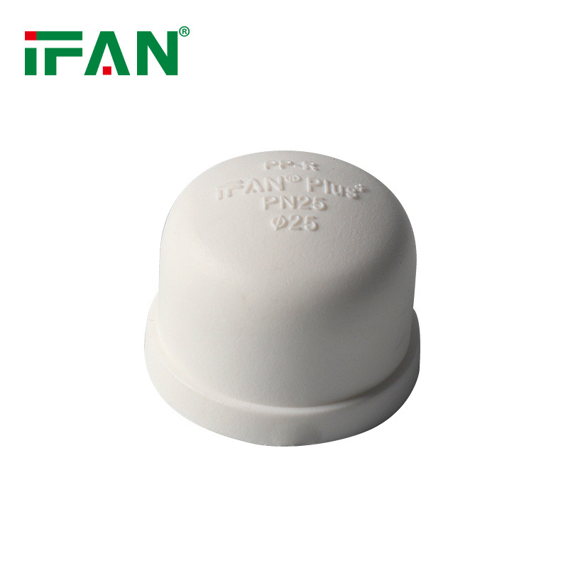 IFANPLUS High Quality PPR Pipe Fittings White End Cap PPR Pipes And Fittings