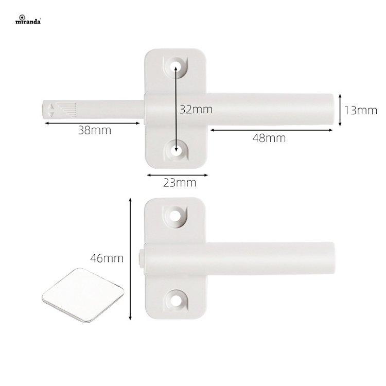 Furniture Cupboard Catcher Kitchen Cabinet Door Magnetic Push To Open Rebound Device Door Catches Latch