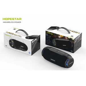 Hopestars H48 OEM Loudspeaker Speaker Small Waterproof TWS Subwoofer Speaker With Colorful Lights