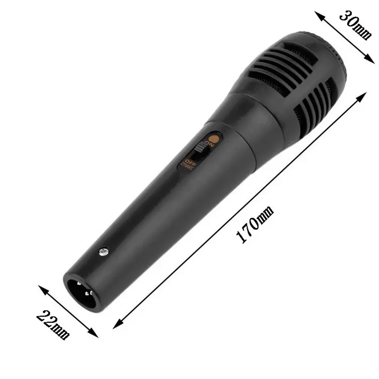 cheaper price hot selling nice quality popular Karaoke Wired Microphone Factory wholesale Portable Cool Mic