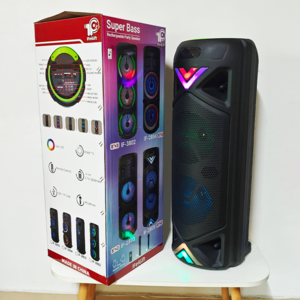 Big TWS Rod Speaker dual 8 inch party speaker With wireless microphone Dazzling Lights IFeiGift speaker factory IF-2805