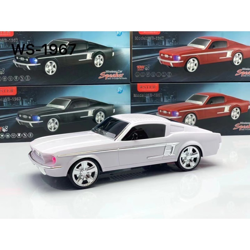 WS-1967 Factory direct sales Parlantes Toy car shape speaker Small TWS Plastic Speaker With TF