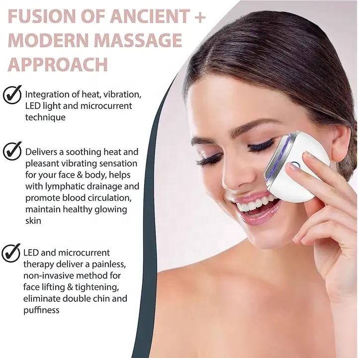 Home Beauty Electric Gua sha massage tools Neck Face Lifting Slimming Facial maassager Electric Guasha Scraping Beauty Device