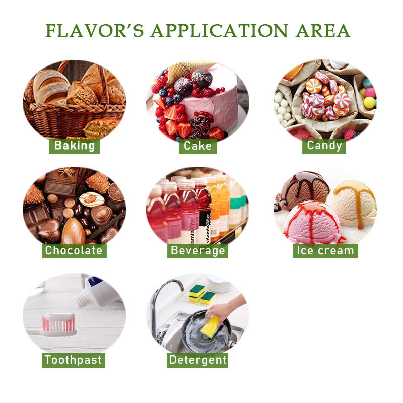 Flavor for Ice Cream Machine Drinking Flavor Liquid Oil Fruit Biscuit Aroma Essence