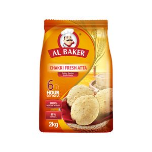 Wholesale Chakki Atta Al Baker 10x2kg Carton Authentic Whole Wheat Flour in Convenient Packaging from Al Baker