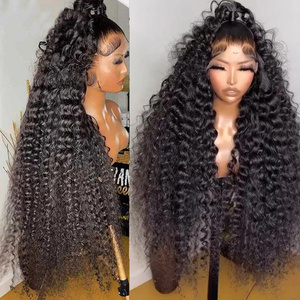 13x4 13x6 Deep Wave Hd Lace Frontal Wig 40 Inch 360 Full Curly Lace Front Wig 5x5 Closure Glueless Wig Human Hair Ready to Wear