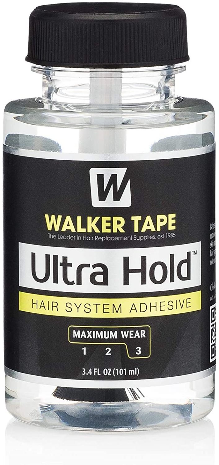 101ml Walker Tape Ultra Hold Lace Wig Glue Front Wig Glue For Wigs Transparent Lace Adhesive for Hair Replacement Brush-on