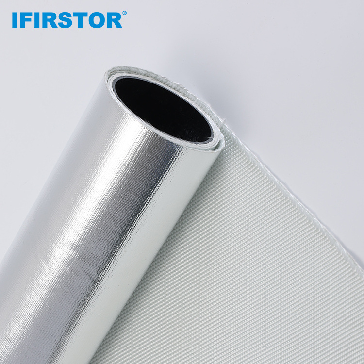 High Grade Woven Fabric Thermal Insulation Waterproof Material Aluminum Foil Surface Laminated Fiberglass Fabric