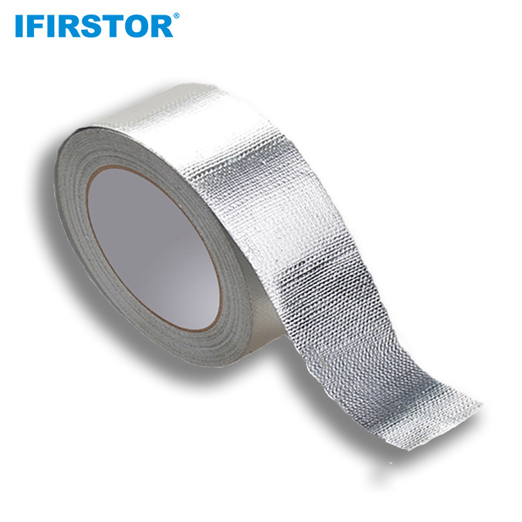 Free Sample Factory Production Low Price Reinforced Heat Resistant Fiberglass Adhesives Aluminum Foil Tape