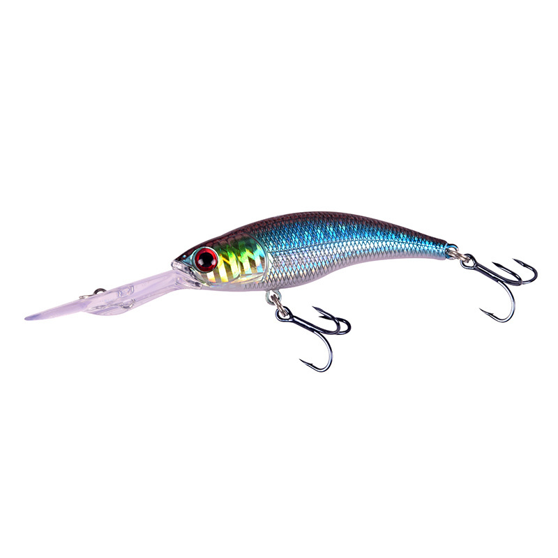 Long Lip 90mm 3D Printing Hard ABS River Water Minnow Bait Wholesale