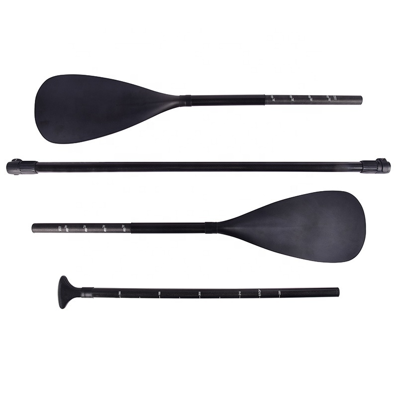 IFSH 4 Sections Carbon Fiber Paddle Surfboards Accessories 3K Pure Carbon Dual Purpose Paddle Sup Changeable Kayak Paddle