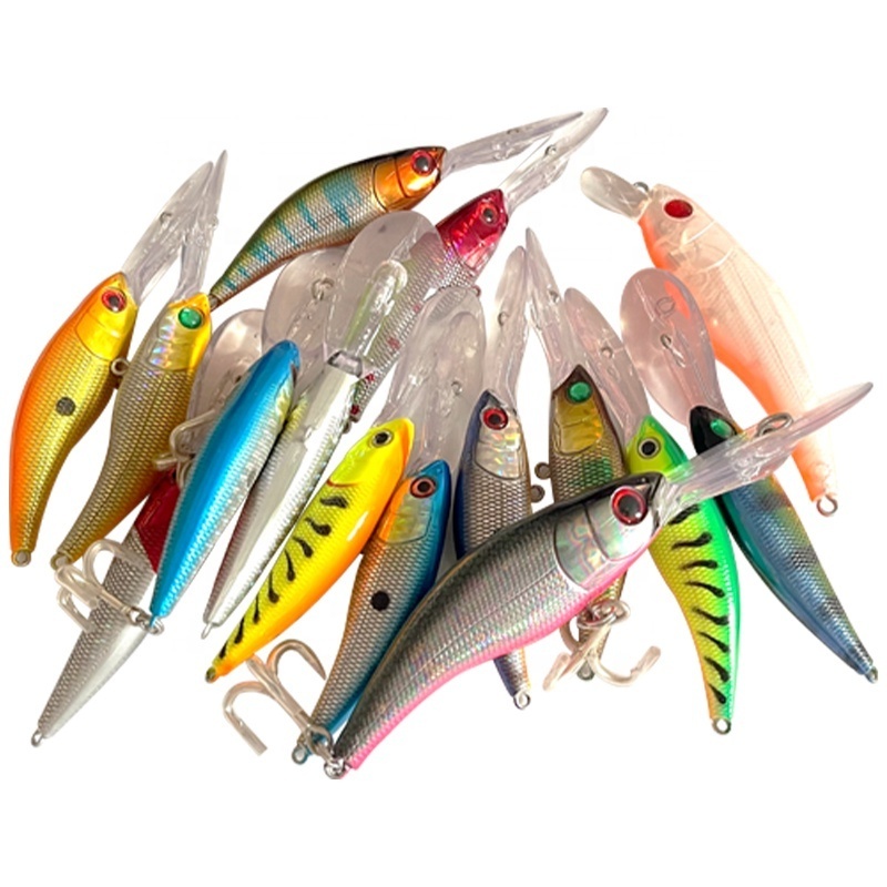 IFISH Custom Fishing Minnow Lures Diving River Hard Minnow Fishing Lures Crank Baits Minnow Japan Jig Lures Fishing Accessories