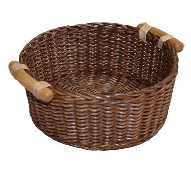 Wholesale Rattan Basket Customized Hot Selling Hand Woven Product Rattan Basket for Household Modern Outdoor Furniture