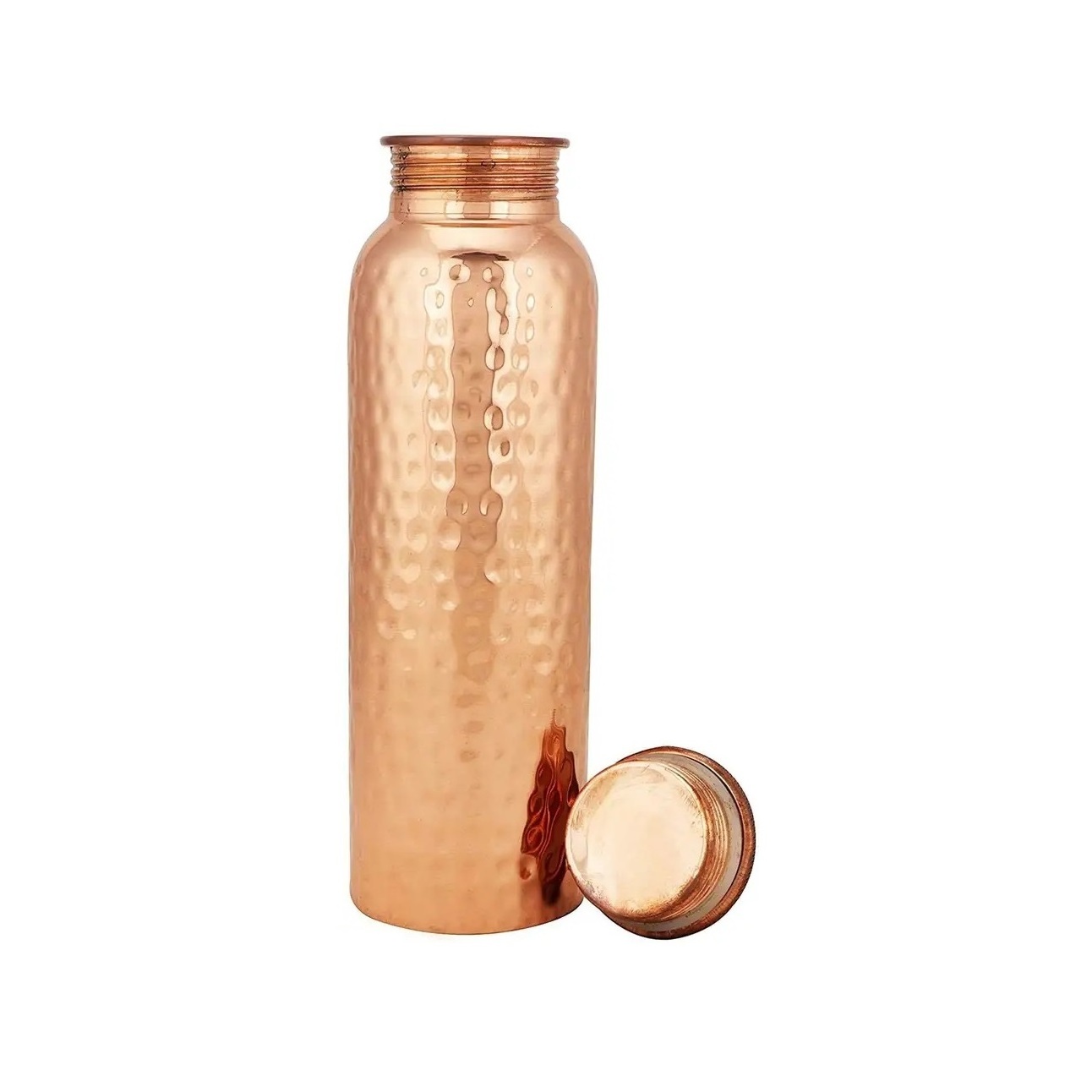 Premium Quality Handmade Yoga Use Copper Bottle with Custom Size Available at Affordable Price from India