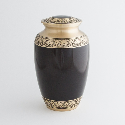 High Quality Brass Classic Cremation Urns For Human Ashes Metal Urns