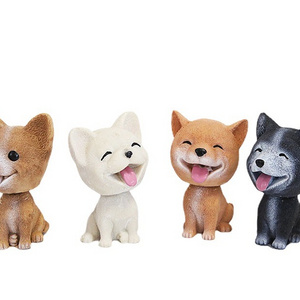 Customized Dog Bobbleheads toy figures Cartoon Toy Action Figure Character bobble head dog custom Car office desktop decoration