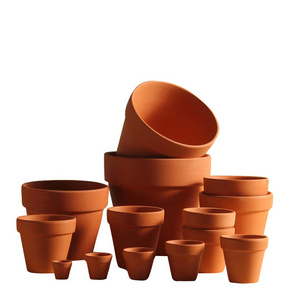 2023 hot sale nursery pots Small Mini Clay Terracotta Cactus Flower Pots Ceramic Succulent Planters with Drainage Holes