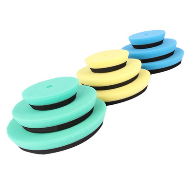 China Factory 6 Inch Bevel Edge Car Foam Polishing Pad Buffing pad for DA machine DA polisher