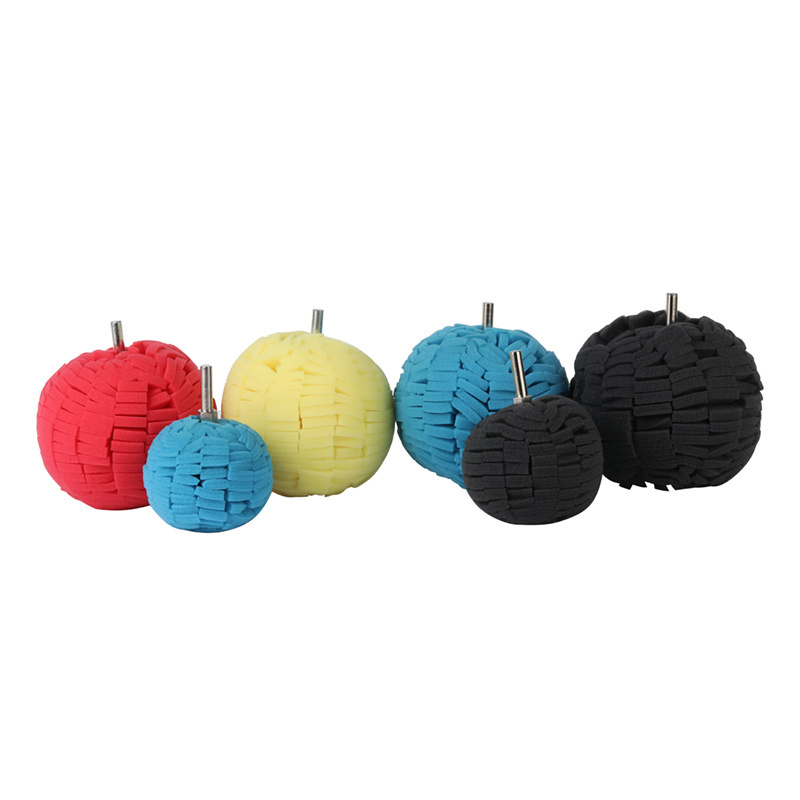 German Car Polish Ball Pad Best Selling Wholesale 80 mm Ball Buffing Tools Polishing Pads Car Detailing