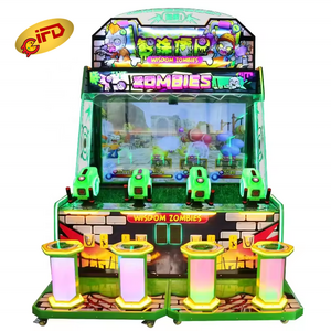 IFD Zombies Water Shooting Gun Arcade Game Machine Zombie Arcade Plants Vs Zombies Game Machine Indoor