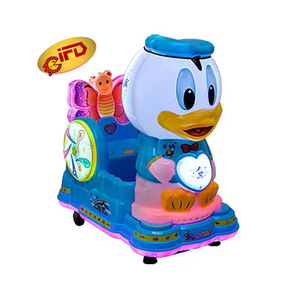 IFD Happy Music Kids Swing Rocking Car Toy Amusement Machine Coin Operated Duck Kiddie Rides