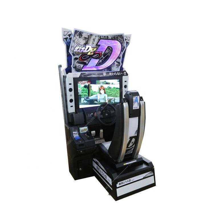 Electronic Video Simulator Coin Operated Initial D 8 Arcade Car Racing Game Machine For Game Center