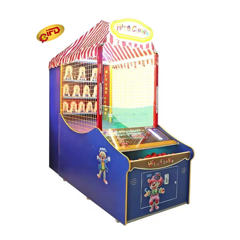 IFD New Arrival Funny Carnival  Hit The Clown Redemption Arcade Games Machine For Sale