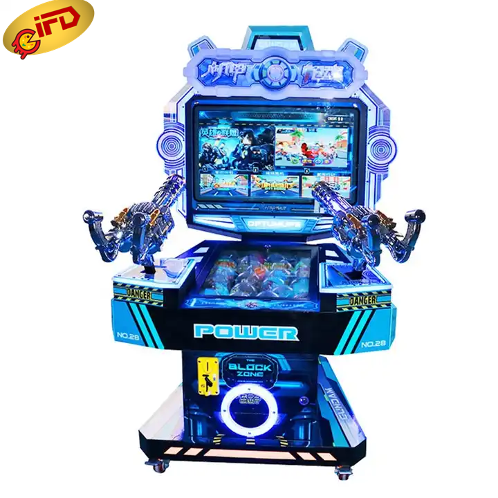 IFD Source Factory Oem Service Time Crisis 3 Arcade 4 In 1 Firepower 5d Shooting Simulator Game Machines