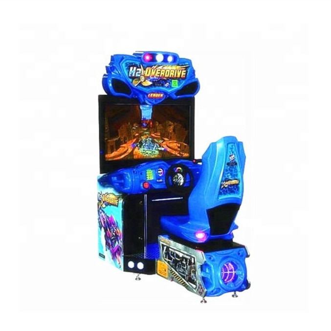 3D Video Car Driving H2 Overdrive Arcade Simulator Racing Video Arcade Game Machine