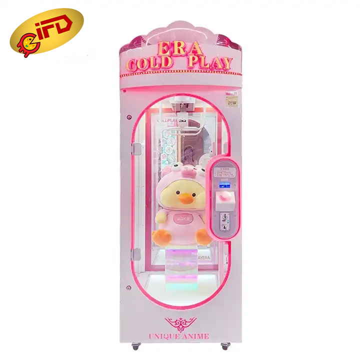 IFD Pink Date Teddy Coin Operated Peluches Gigant Pink Date Pink Date Cut Prize For Vending Machine