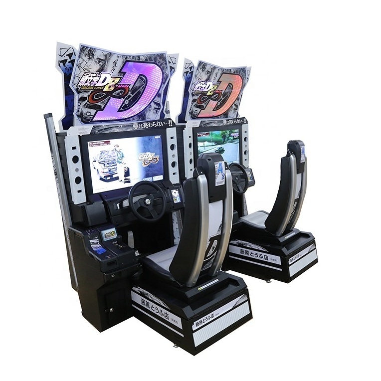 Electronic Video Simulator Coin Operated Initial D 8 Arcade Car Racing Game Machine For Game Center