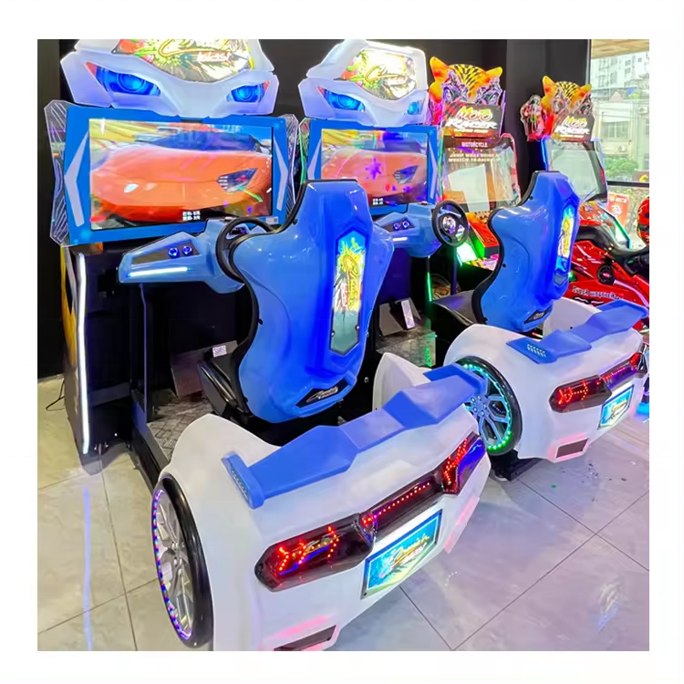 Amusement Equipment Car Racing Game Machine 1 Player Coin Operated Arcade Racing Simulator Machine