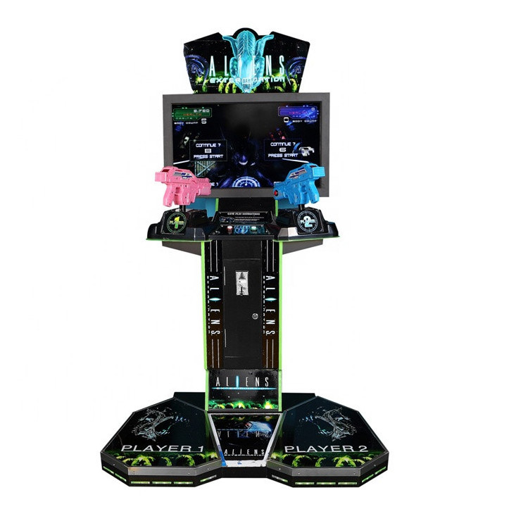 Wholesale Indoor Amusement Alien Shooting Gun Video Simulator Arcade Game Machine